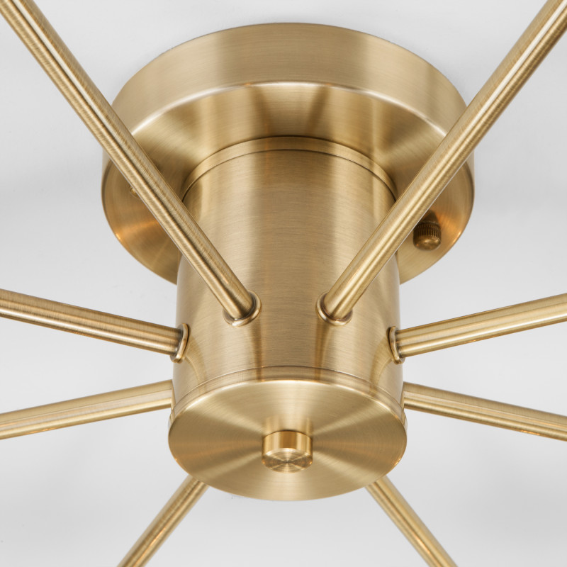 Накладная люстра Eurosvet 70109/8 античная бронза