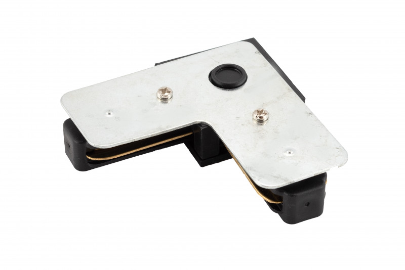 Коннектор L-образный Denkirs DK Track Black TR1102-BK