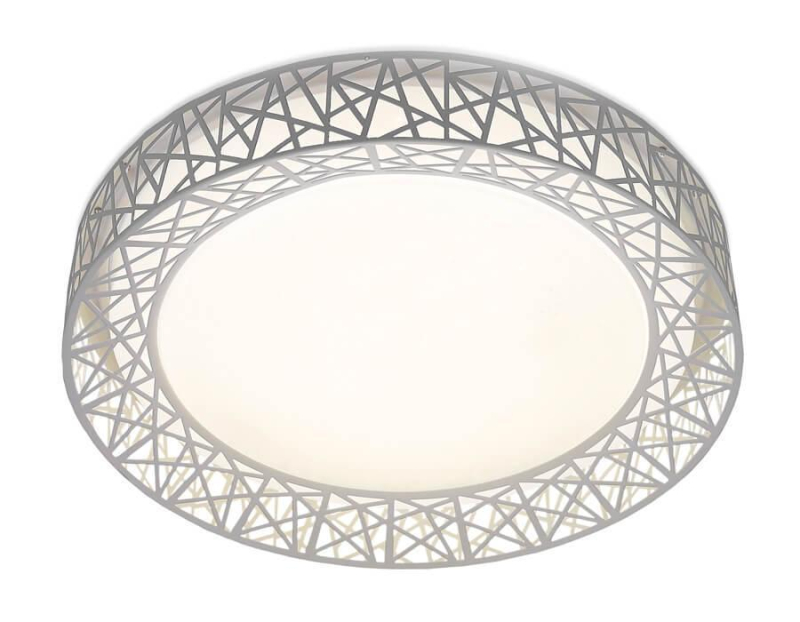 Потолочный светодиодный светильник Ambrella Light Orbital Design F122 WH 72W D450