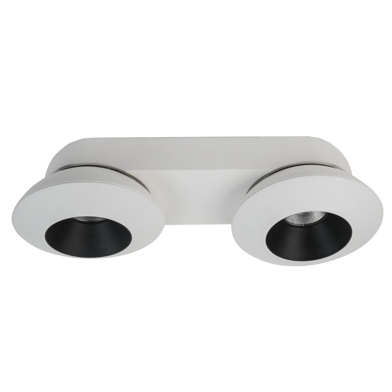 Накладной светильник LeDron KRIS SLIM 2 White/Black 00000015160