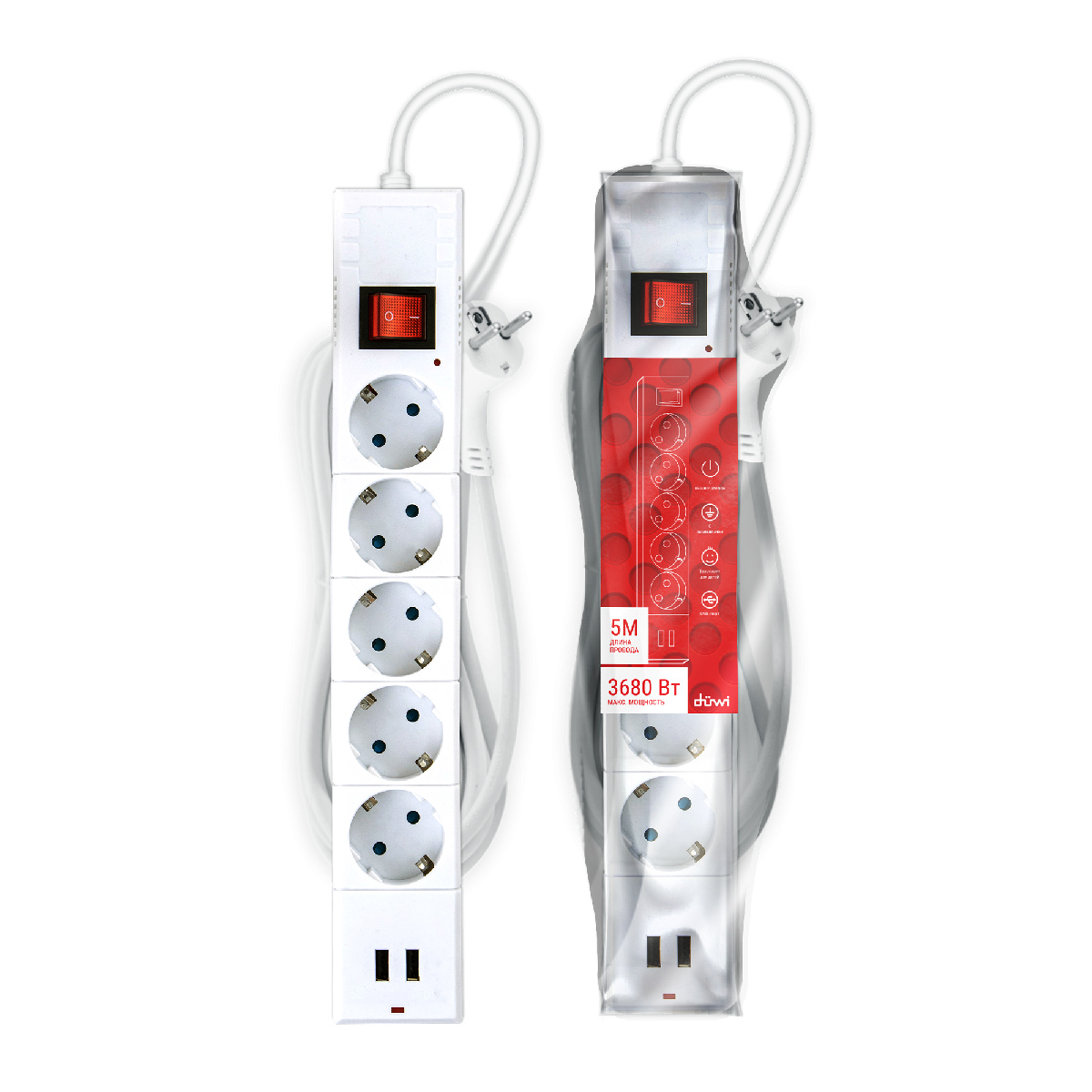 Удлинитель Duwi 32079 1