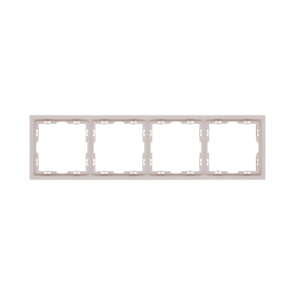 Рамка 4-постовая, кашемир матовый Kollinger Eclipse EC4CM