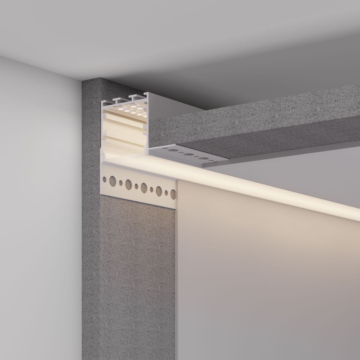 Профиль Arlight LINIA32-FANTOM-EDGE-2000 ANOD (Алюминий) 056263