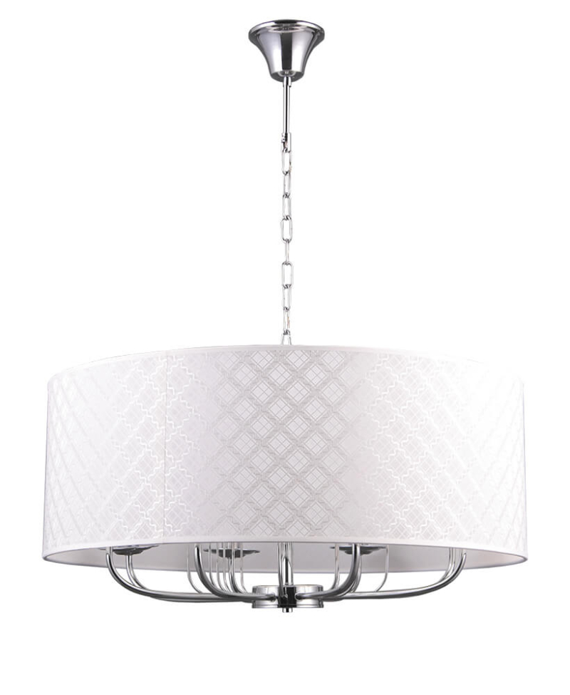 Подвесная люстра Lumien Hall Агнис 1014/8P-CR-WT