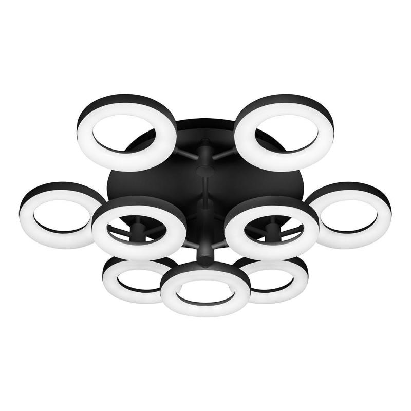 Потолочная светодиодная люстра с пультом управления iLedex Jomo FS-014-X9 108W BK