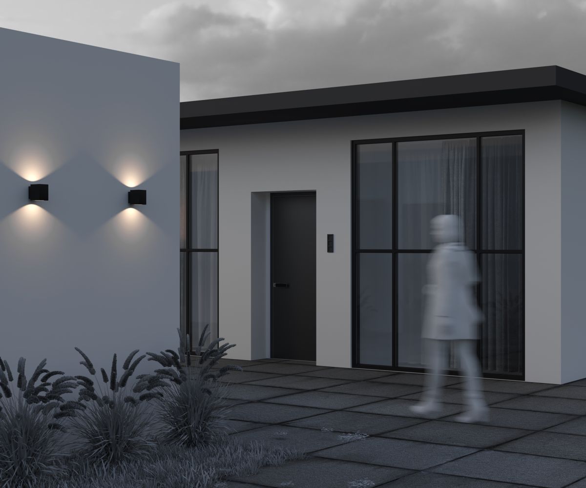 Уличный настенный светильник Maytoni Block O507WL-L10B3K