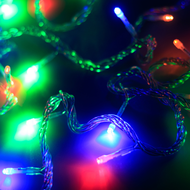 Светодиодная гирлянда Arlight ARD-String-Home-5000-Clear-50LED-Live RGB 025763