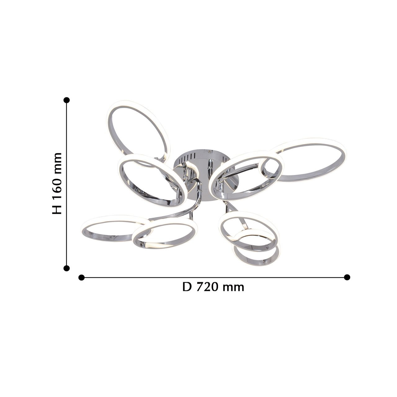 Потолочная светодиодная люстра F-Promo Foramina 2377-8U