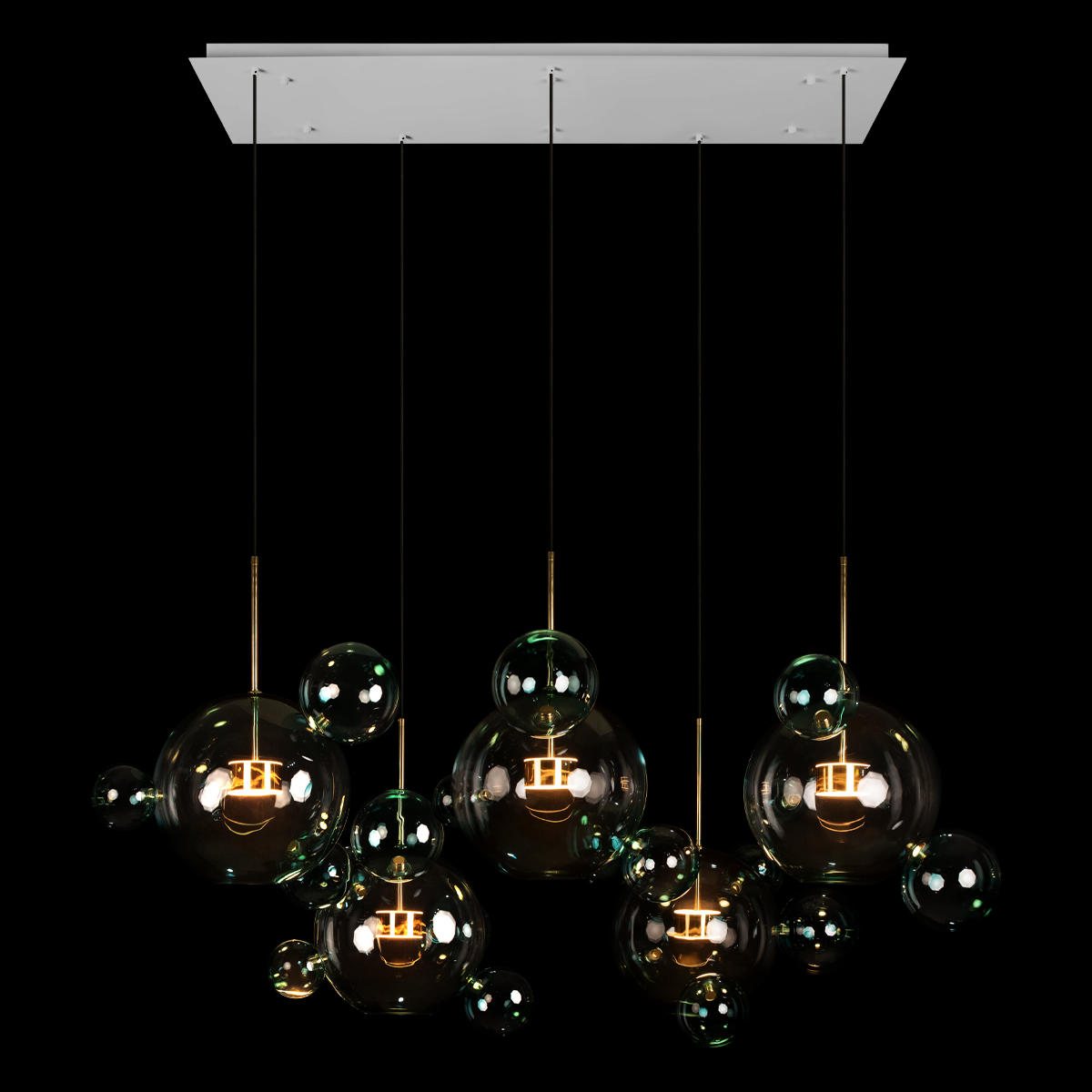 Подвесная люстра Loft IT Bolle 2027-S5 Blue