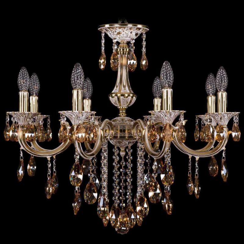 Подвесная люстра Bohemia Ivele 1702/8/250/B/GW/K721