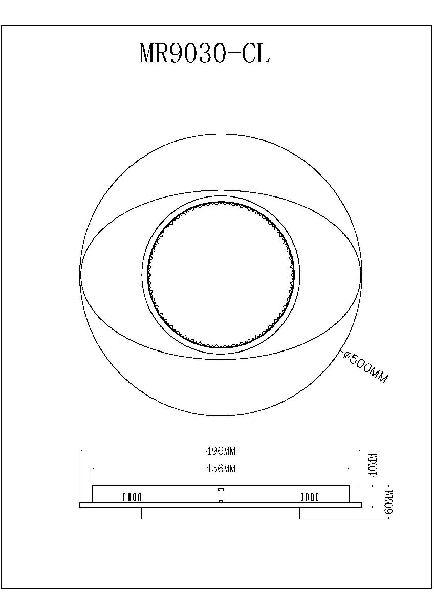 Потолочный светильник Myfar Orbit MR9030-CL