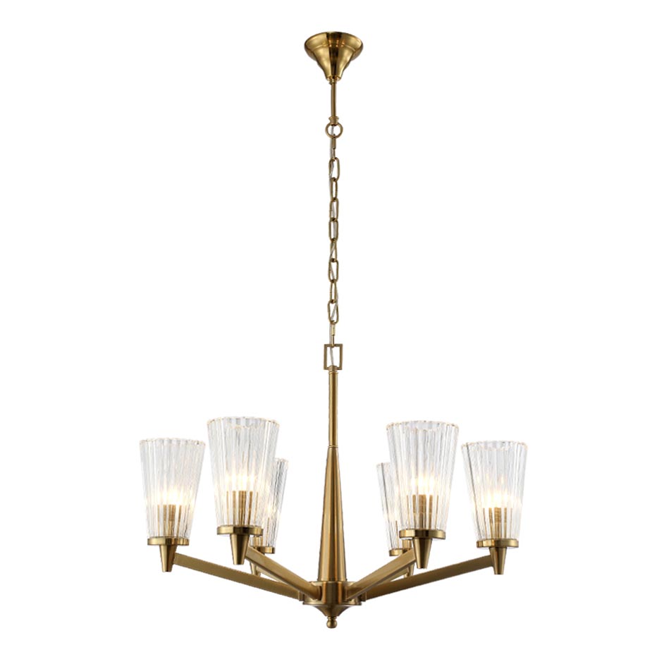 Подвесная люстра Crystal Lux Laura SP-PL6 Bronze