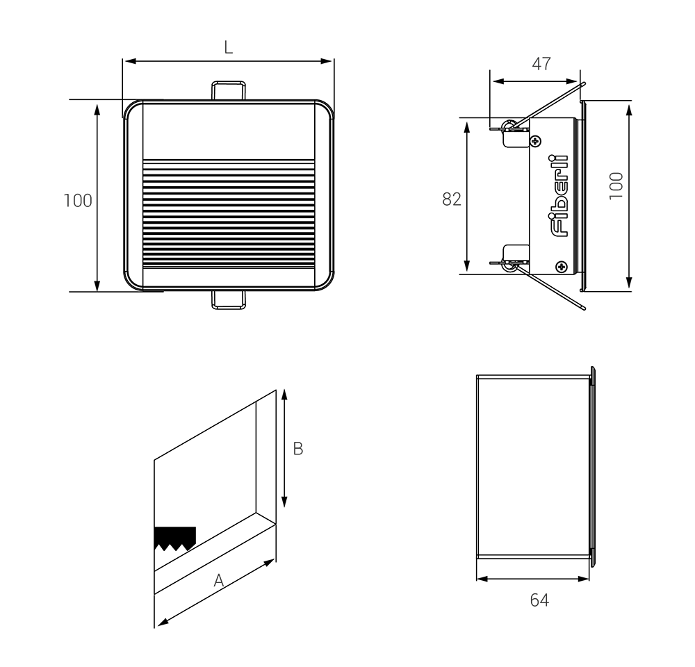 Подсветка для лестниц и ступеней Fiberli LLGEN105 11140301
