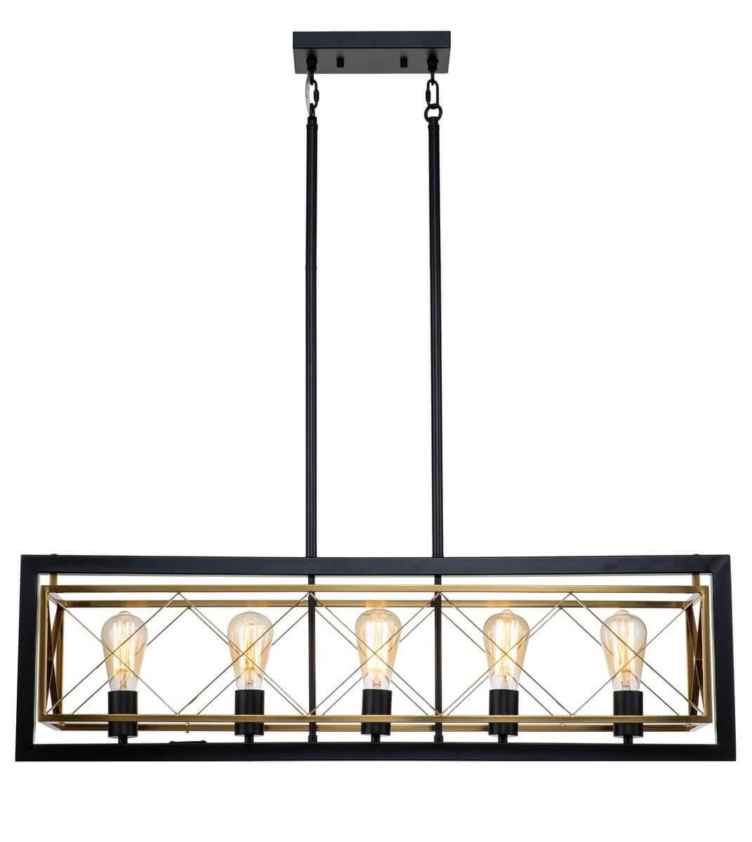 Подвесная люстра Indigo Era 10003/5R Black V000067