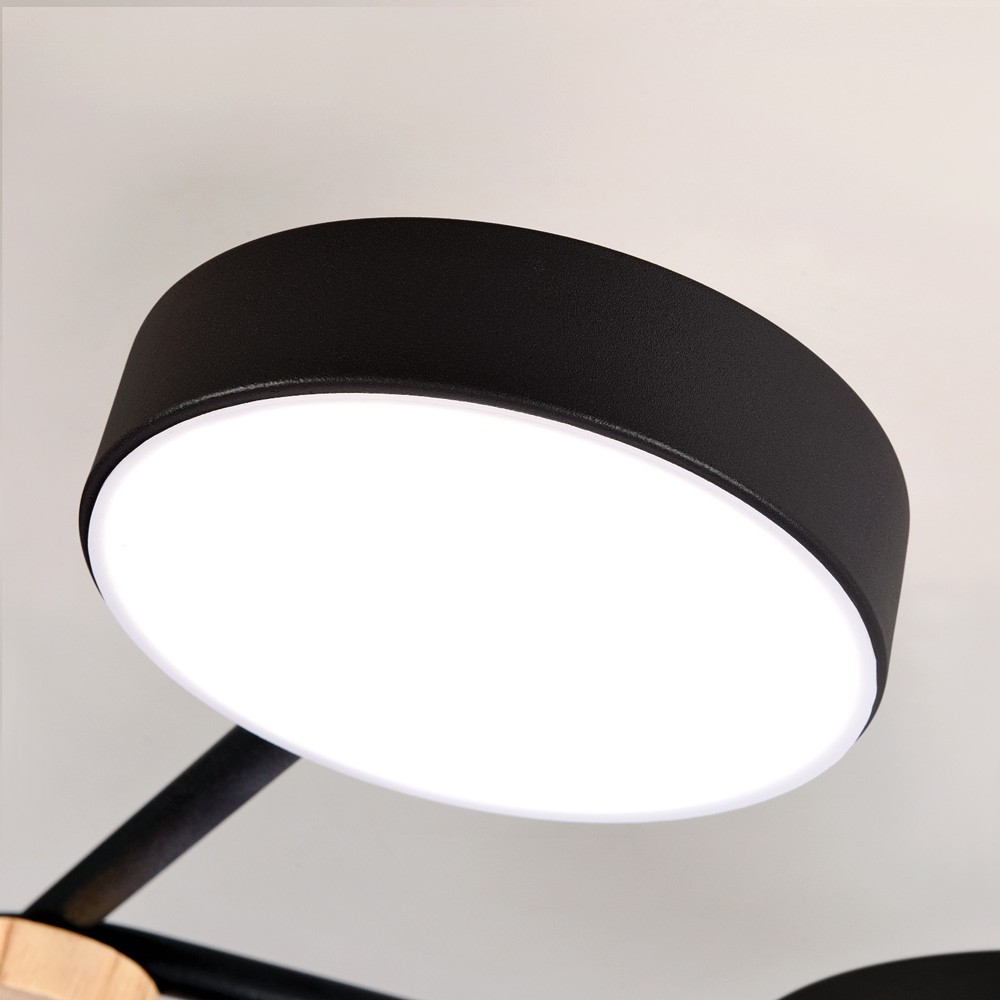 Потолочная люстра LED4U L3201-780 BK