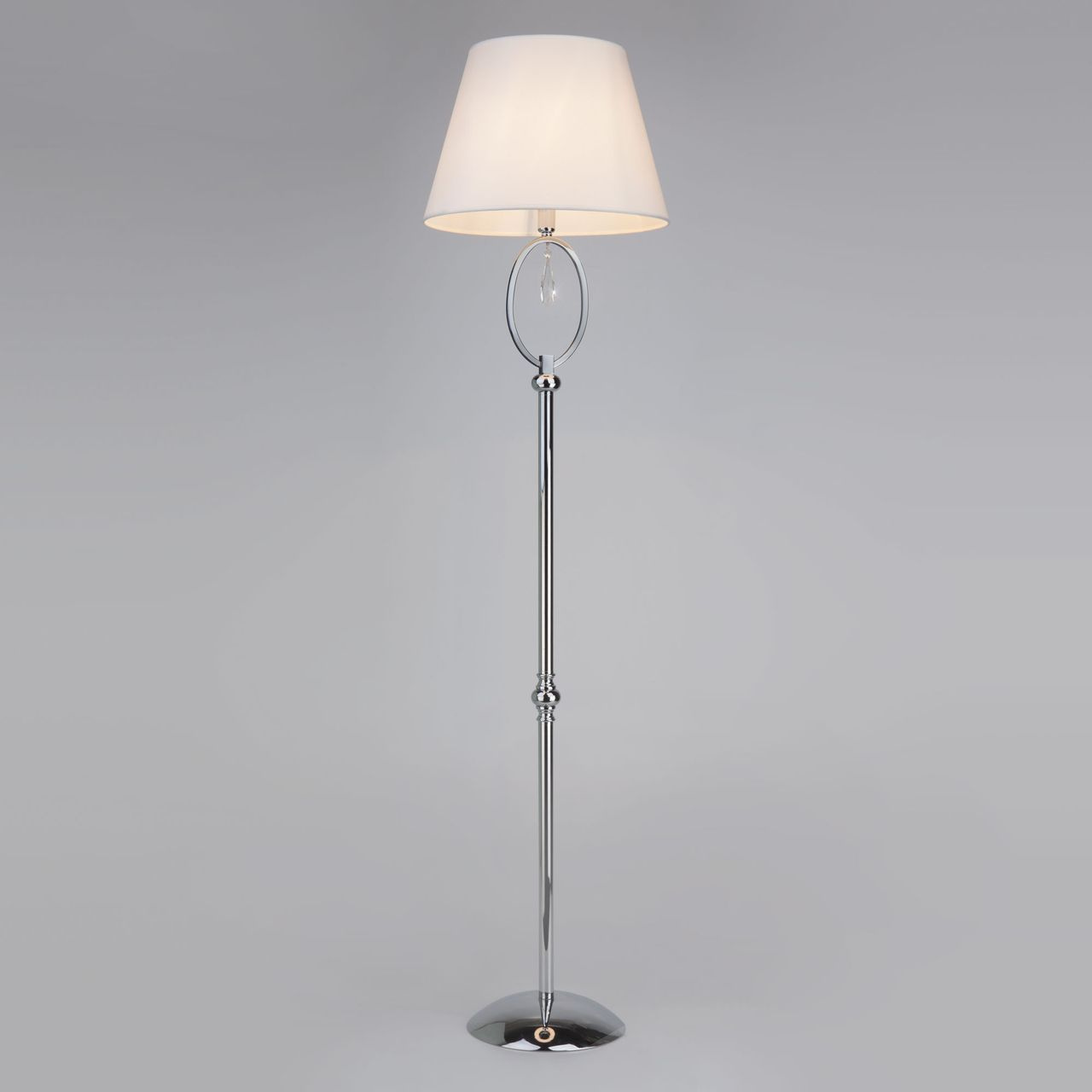 Торшер Eurosvet Kelly 01054/1 хром/прозрачный хрусталь Strotskis