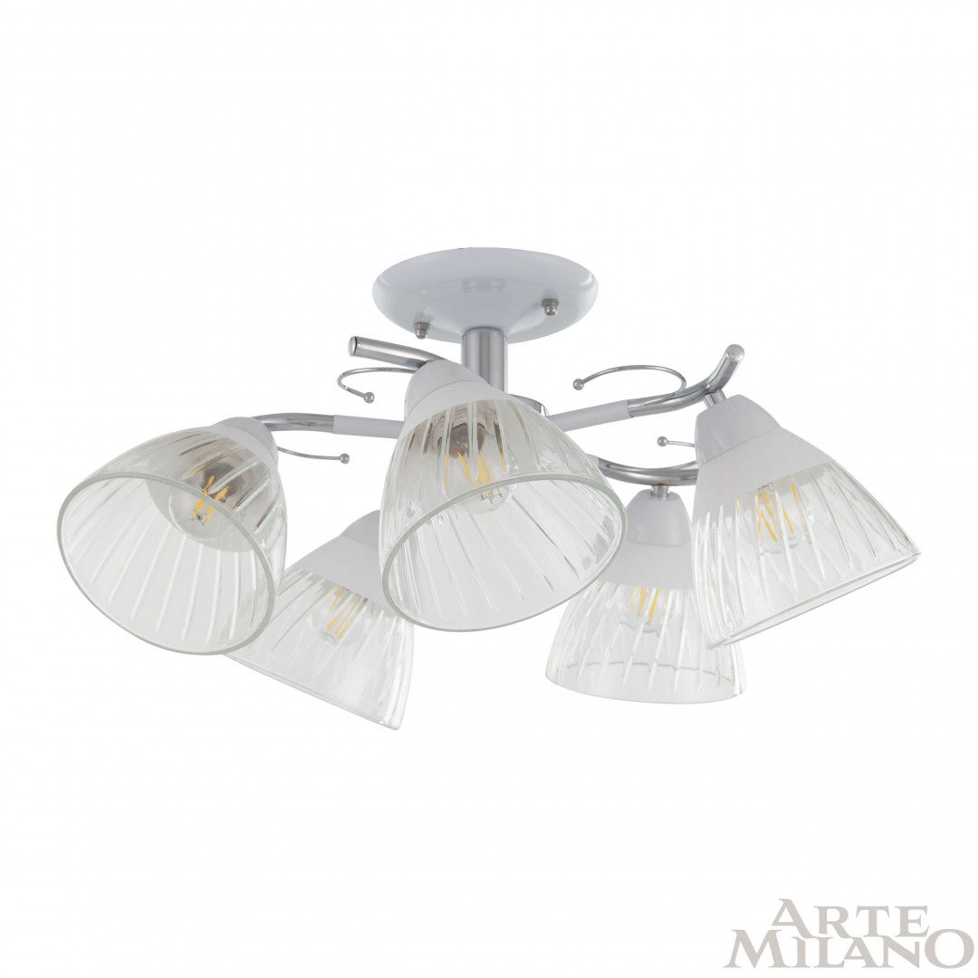 Потолочная люстра Arte Milano Napoli 320306/5 WT+CR
