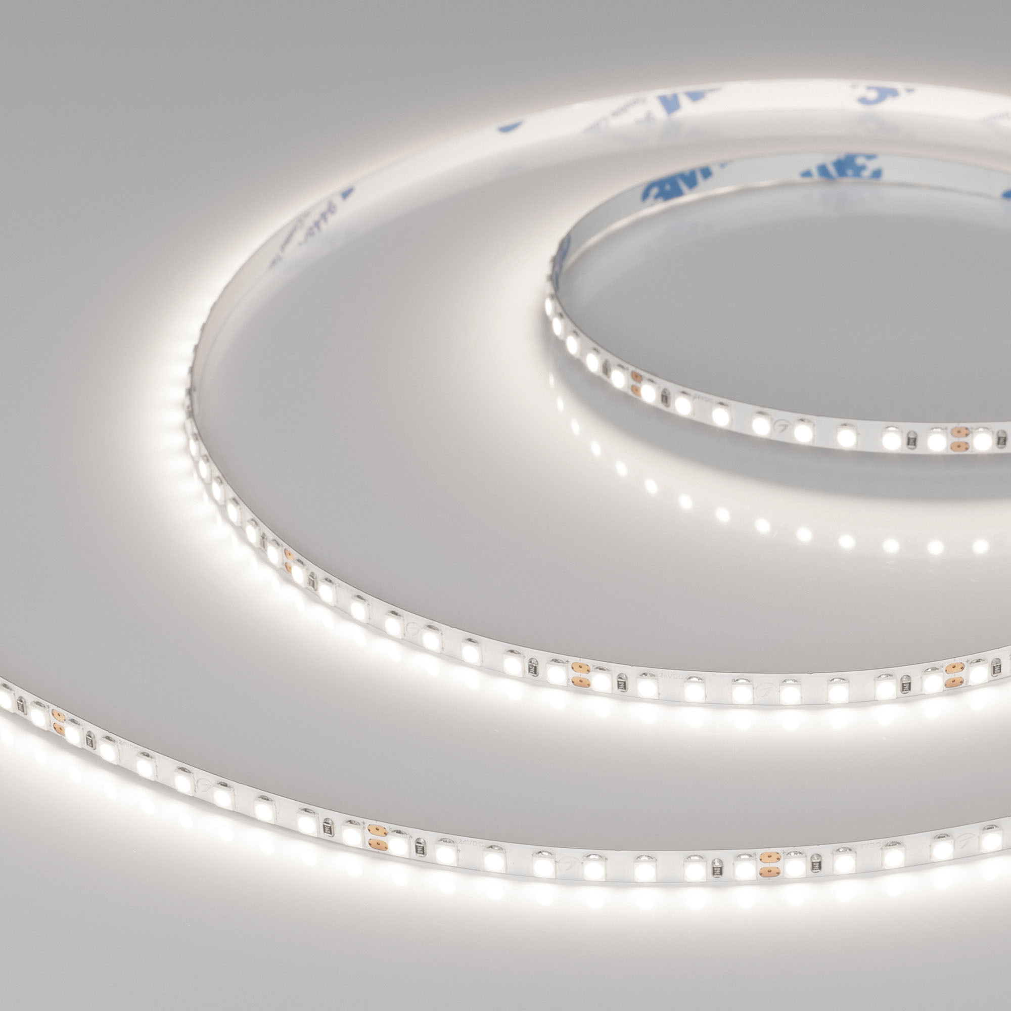 Светодиодная лента Arlight RT-A160-5mm 24V Day5000 (9.6 W/m, IP20, 2835, 5m) 037801