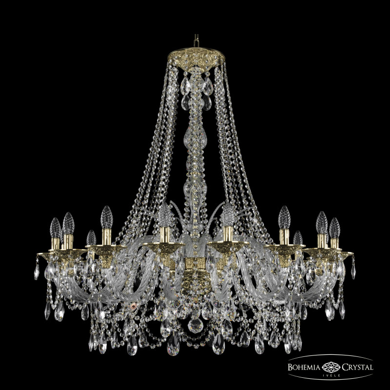 Подвесная люстра Bohemia Ivele Crystal 16111/16/360/h-100 G