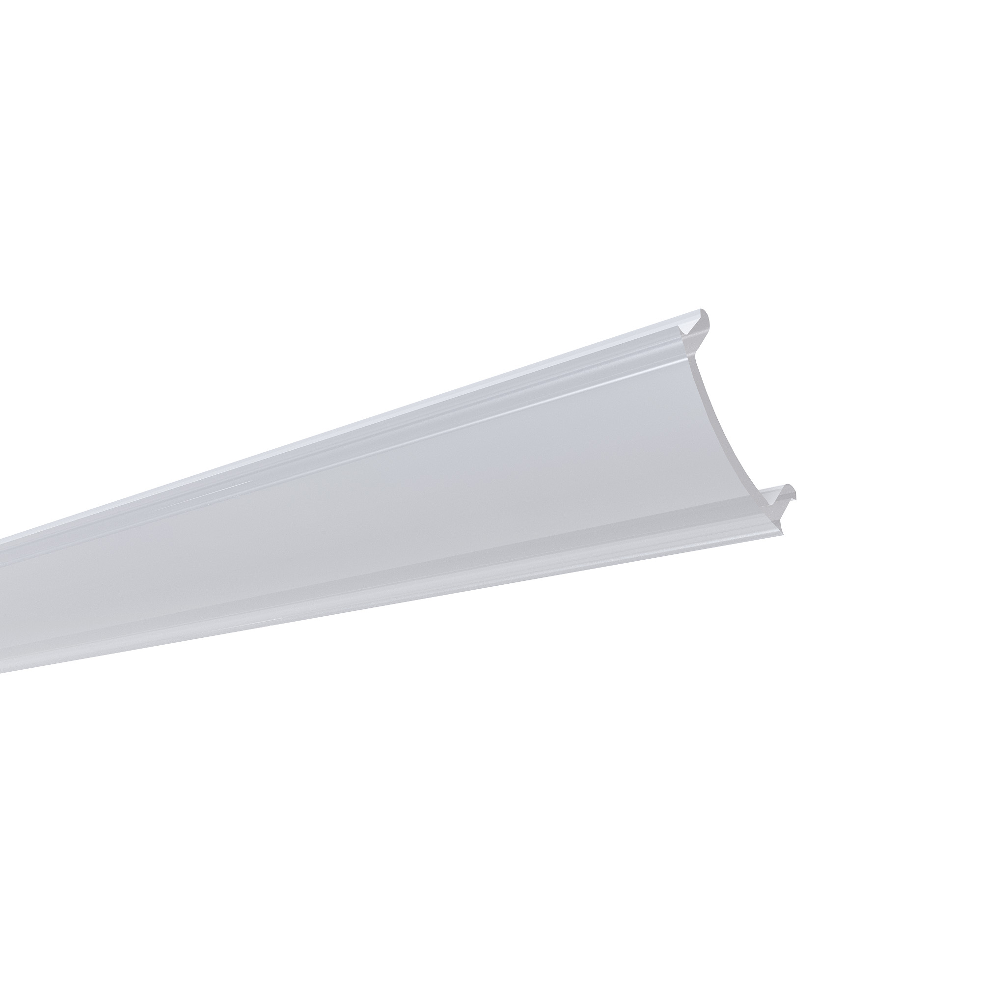 Профиль угловой накладной Apeyron ширина ленты до 10мм (рассеиватель, заглушки - 2шт) 08-31