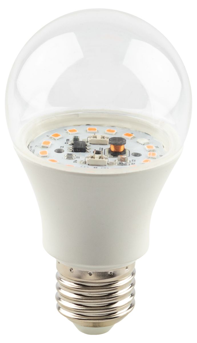 Светодиодная фитолампа для растений Эра ФИТО A60-15W-PL-E27-GR Б0064548