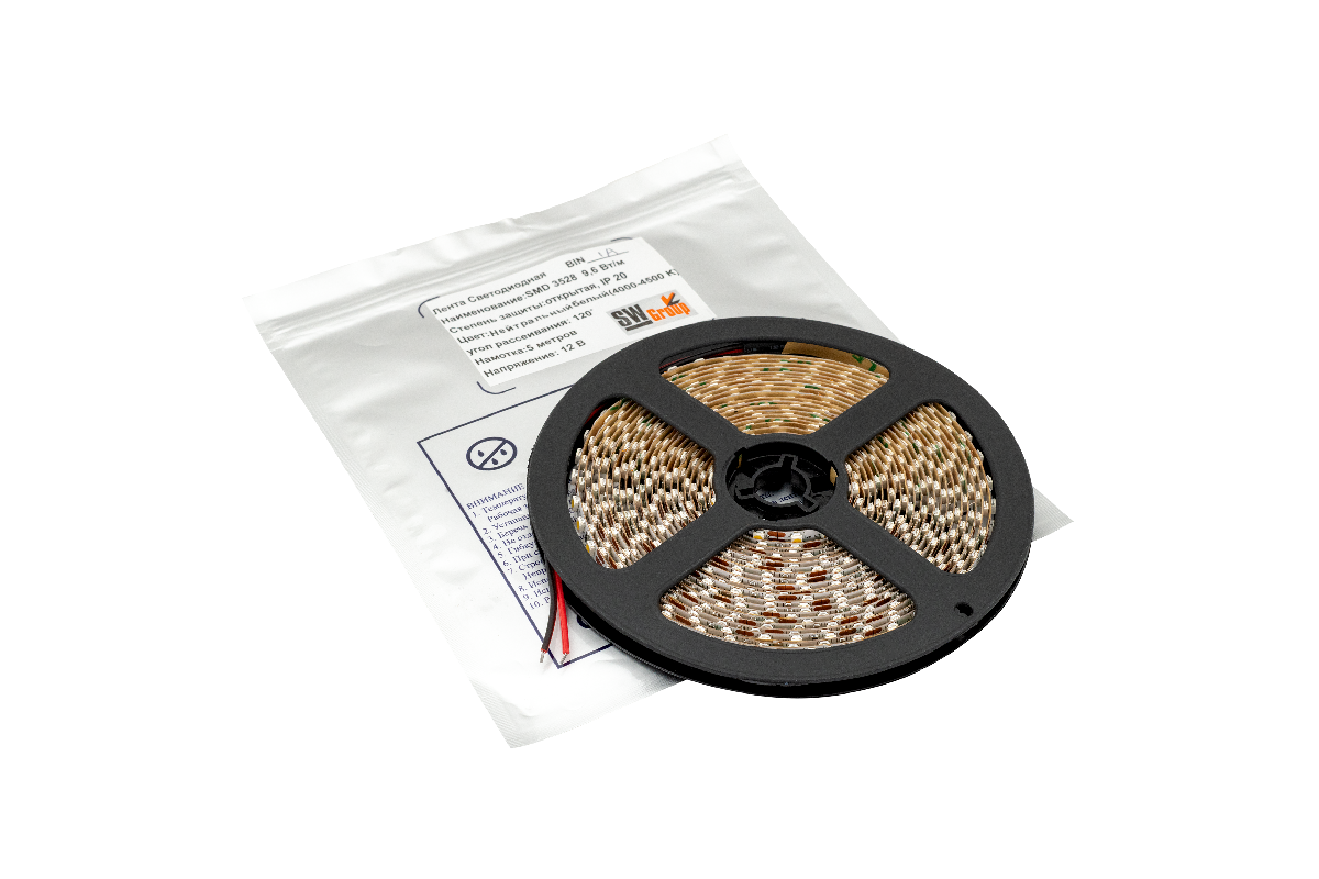 Светодиодная лента SWG SWG3T120-12-9.6-CW 003263