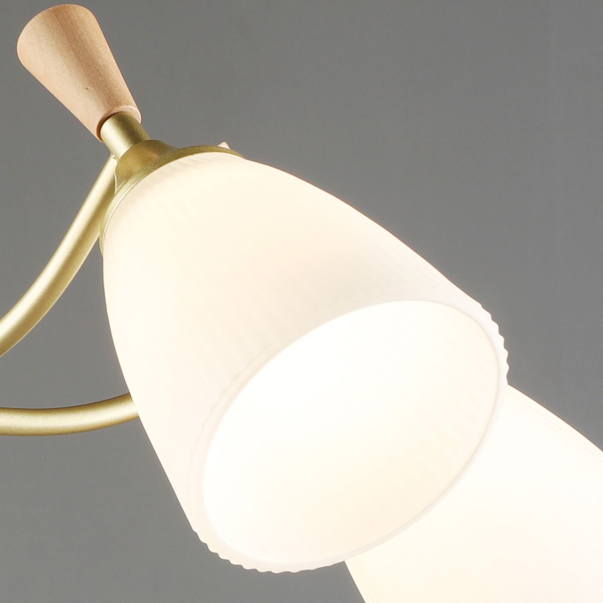 Люстра на штанге Reluce 38960-0.3-05 GD+WOOD