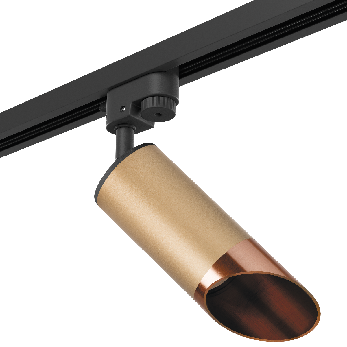 Трековый светильник (золото) Lightstar Rullo R1T440130 (214440+592057+201430)