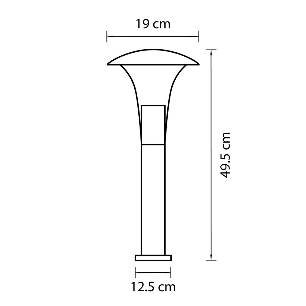 Уличный светодиодный светильник Lightstar Arroto 378947