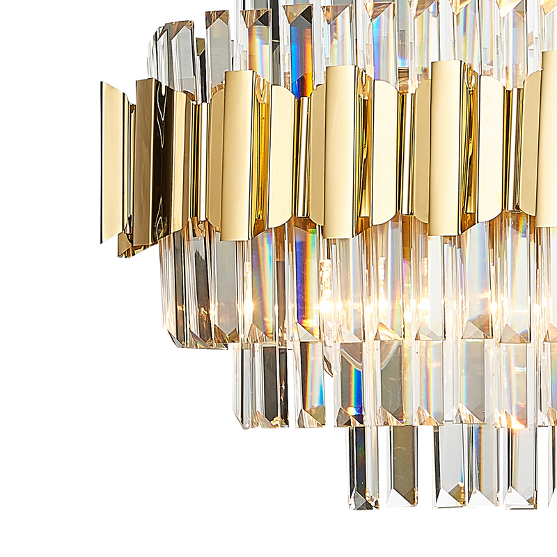 Подвесная люстра Natali Kovaltseva RUBY 81442/12C GOLD