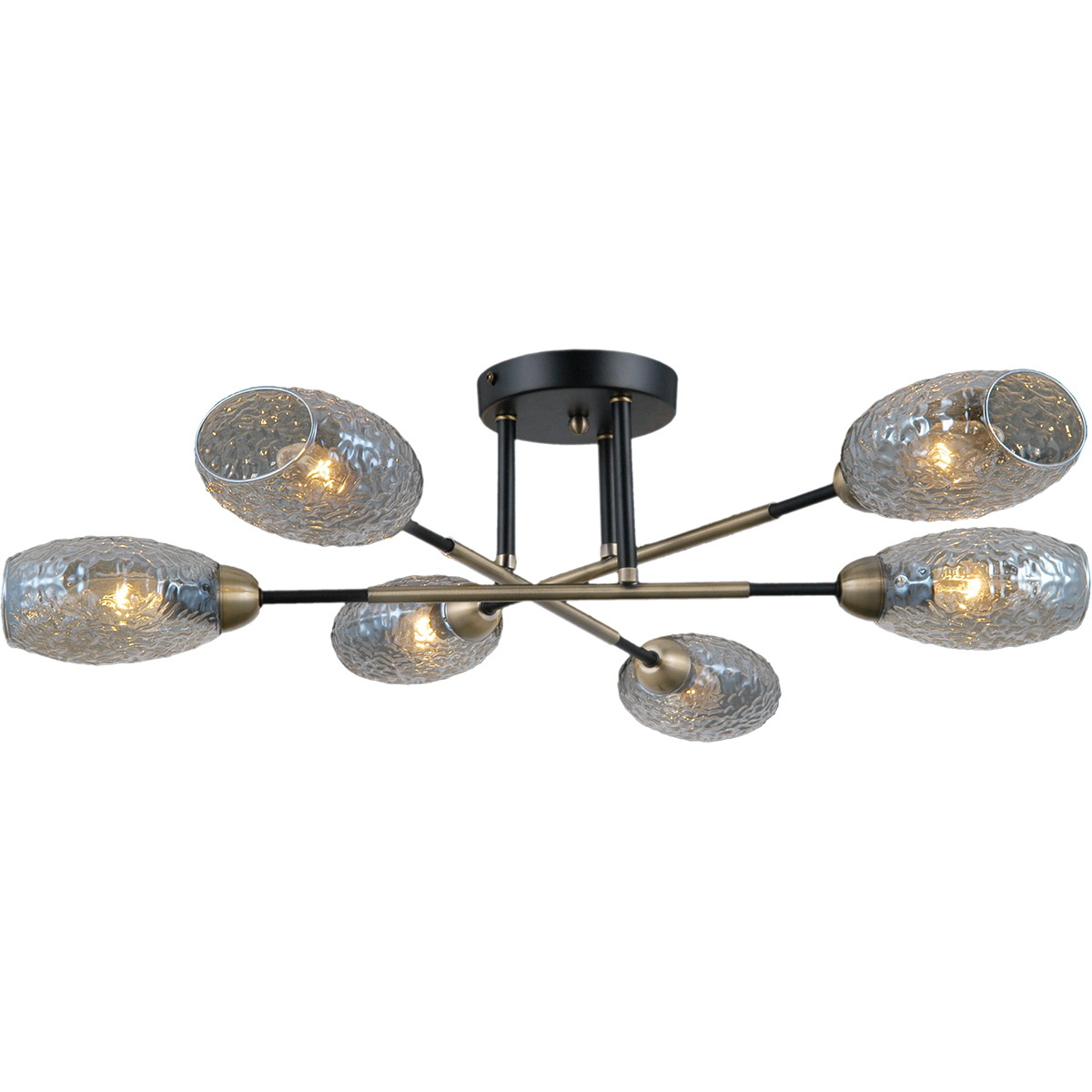 Люстра на штанге Illumico IL0255-6CSQ-79 BK AB