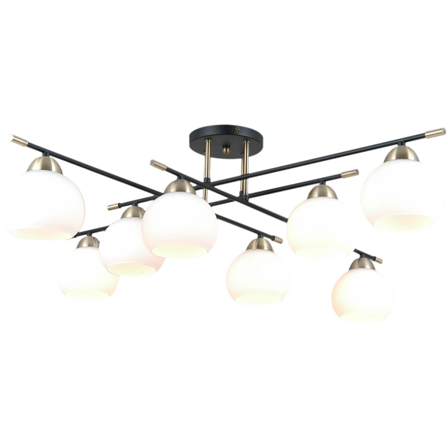 Люстра на штанге Illumico IL0446-8CSQ-79 BK