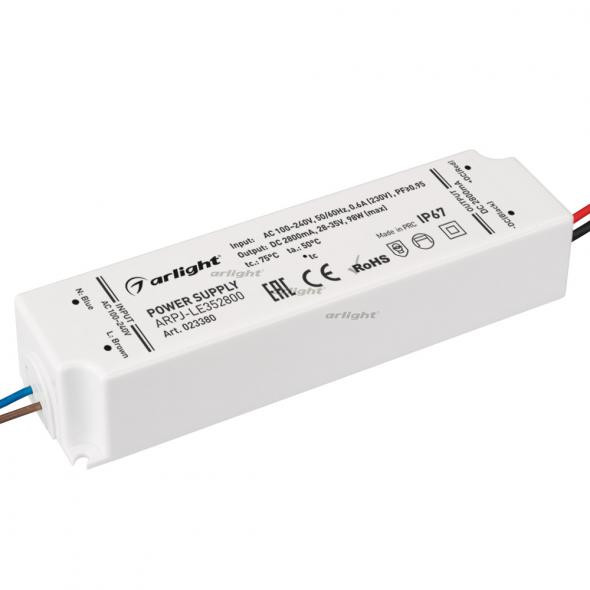 Блок питания Arlight ARPJ-LE352800 (98W, 2800mA, PFC) 023380