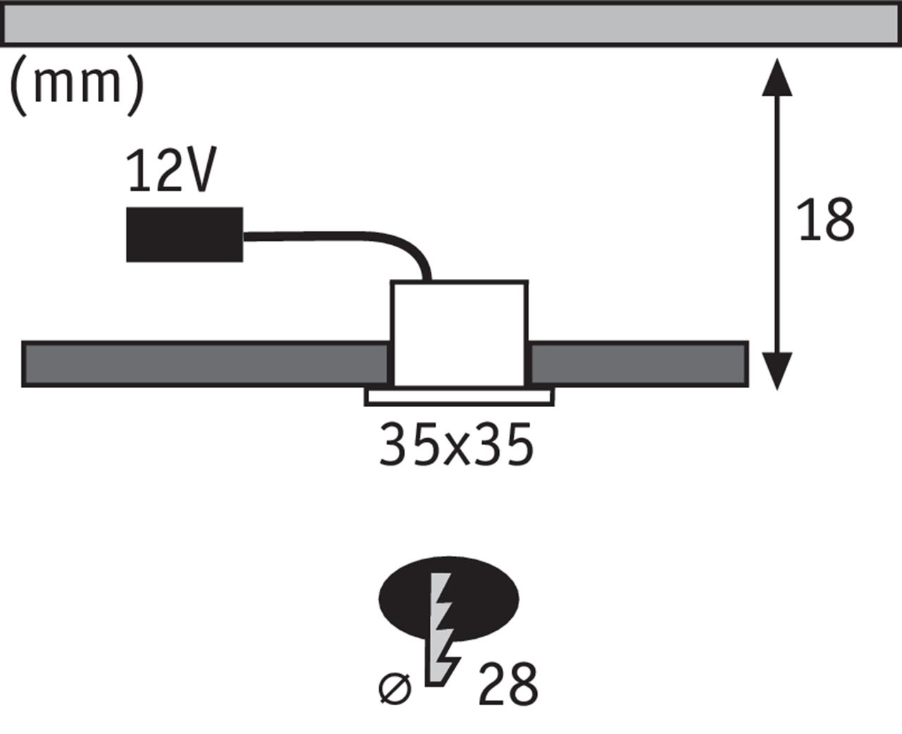 Мебельный светодиодный светильник Paulmann Micro Line Mini Led 93589