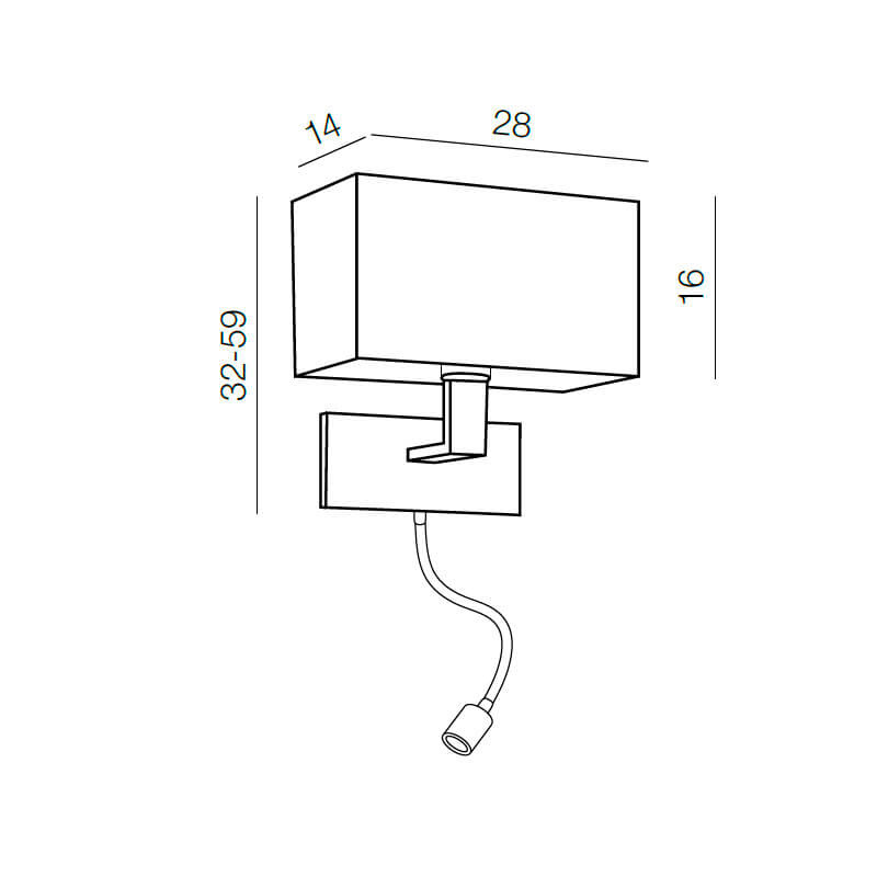 Бра Azzardo Martens wall LED AZ1558