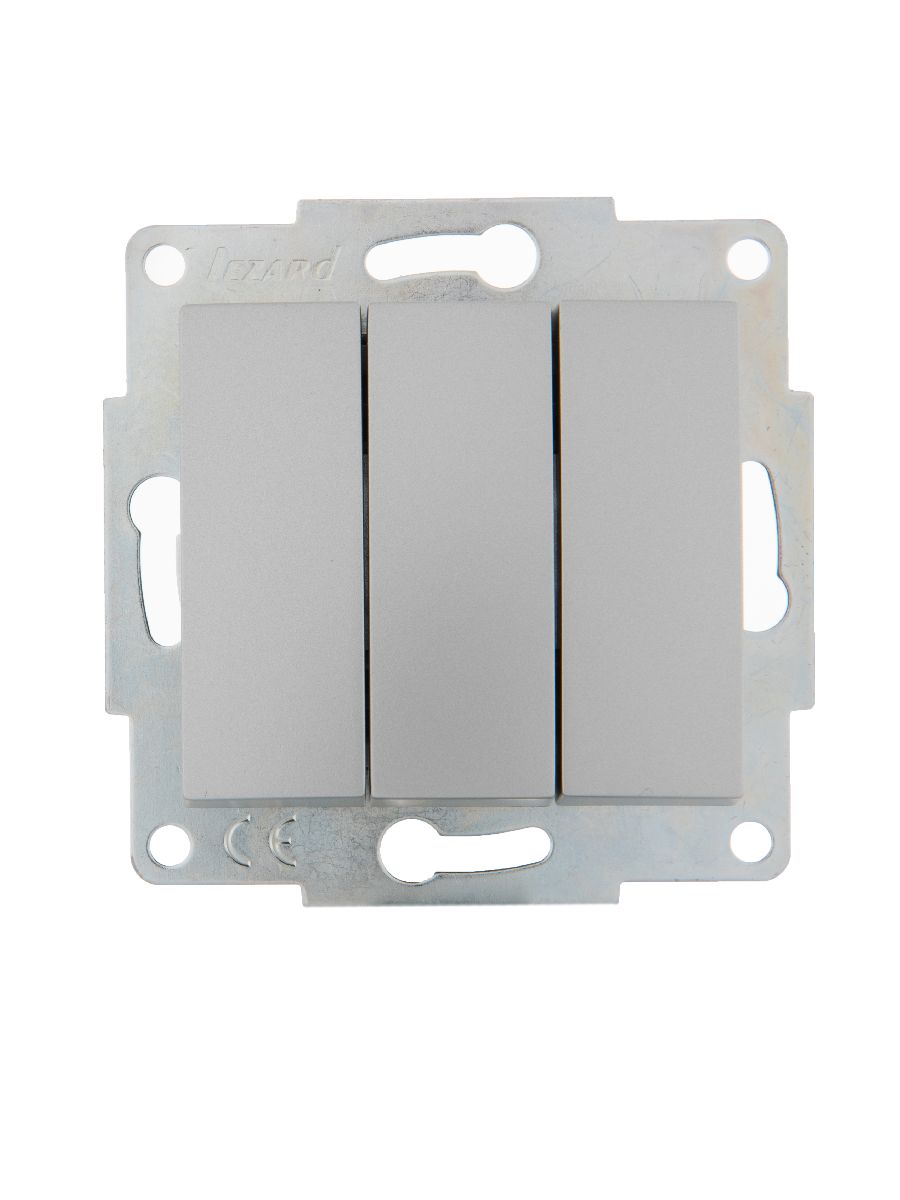 Выключатель тройной Lezard Karina 707-4388-109