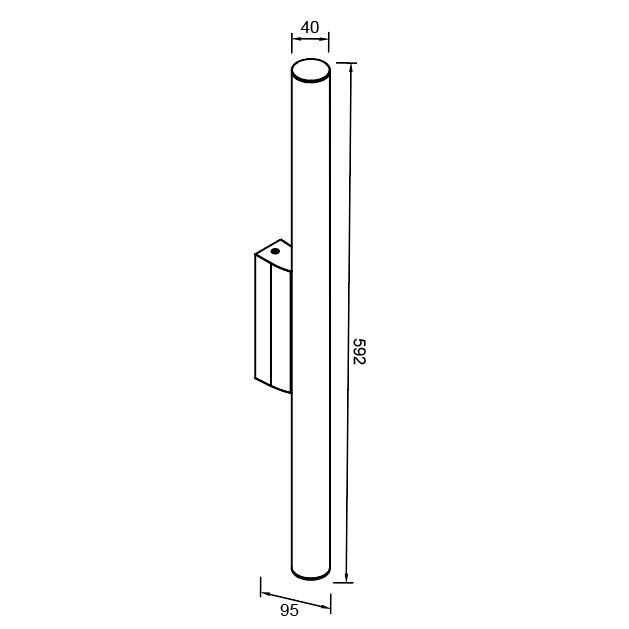 Подсветка для зеркала Mantra Antiga 9256