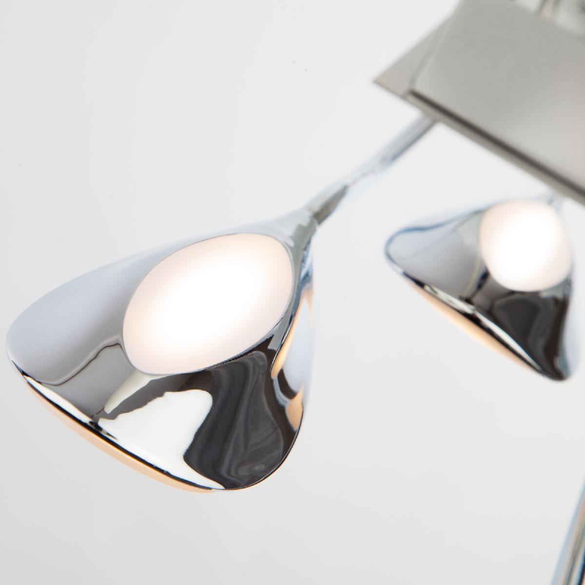 Потолочный светодиодный светильник Eurosvet Golf 90058/6 хром