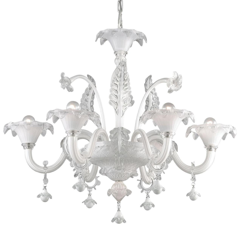 Подвесная люстра Ideal Lux Ca Vendramin SP6 Bianco 087429