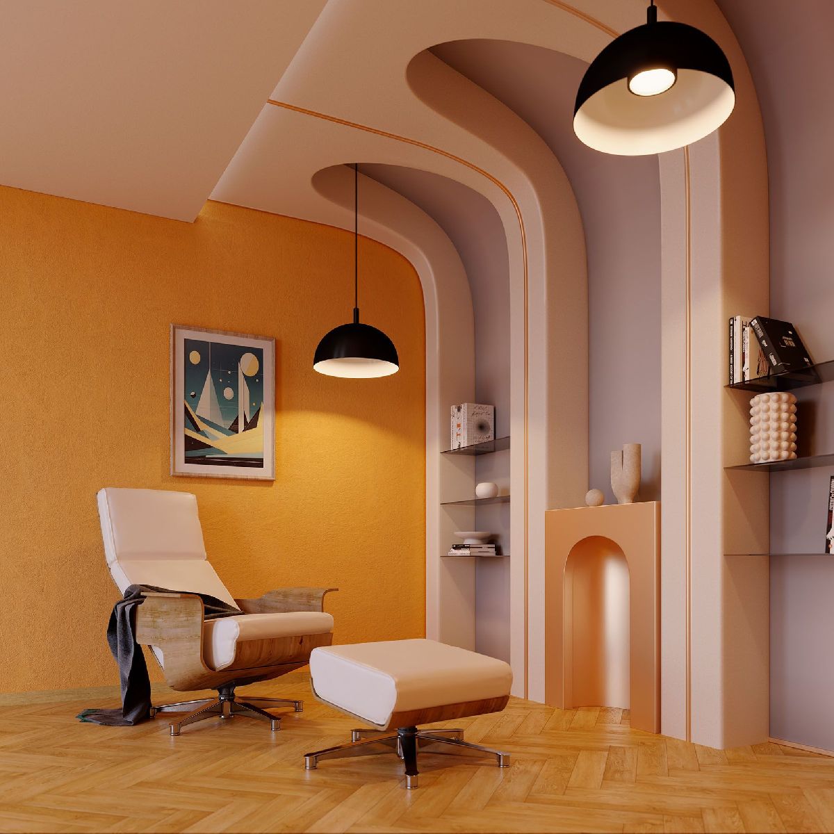 Подвесной светильник Arlight SP-ALUME-D500xH1500-20W MIX (BK,120 deg, 230V) 053809