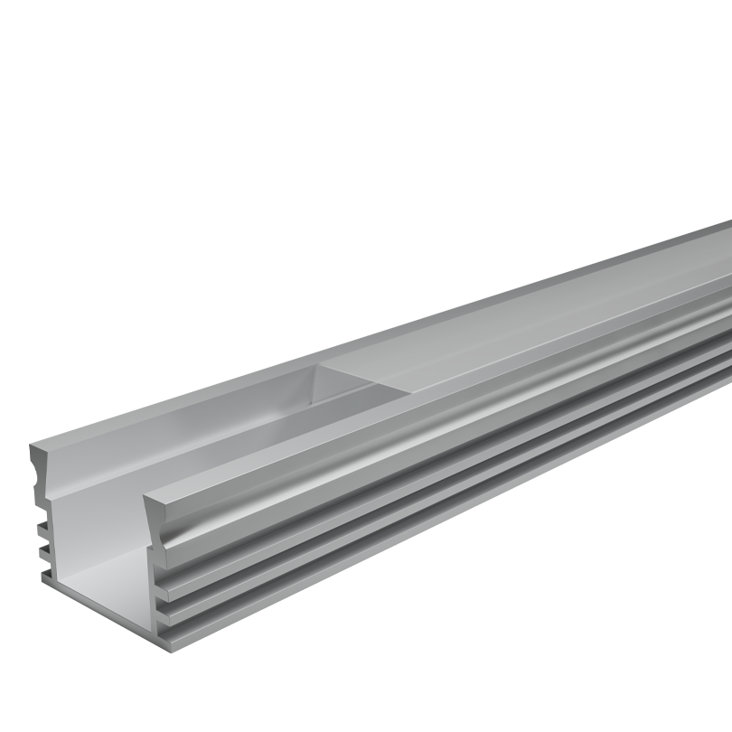 Профиль алюминиевый накладной Wolta WAP-S-16/12/2000-A