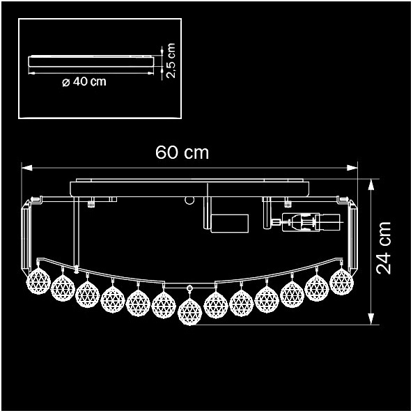 Потолочный светильник Osgona Regolo 713154