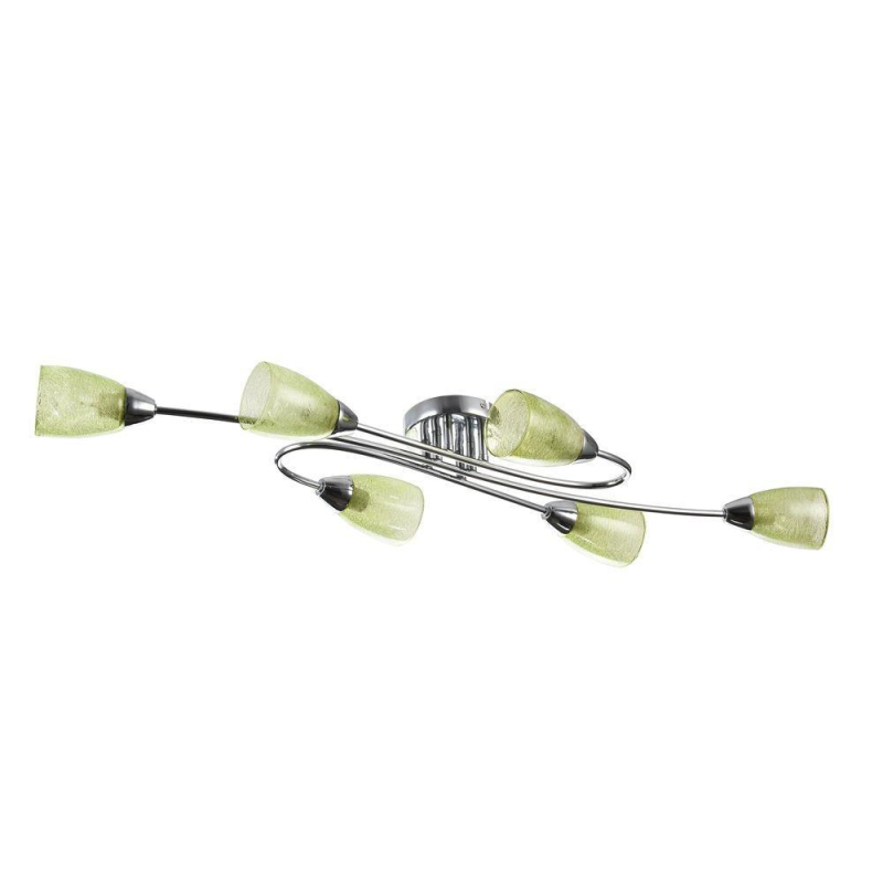 Потолочная люстра Freya Flash FR5104-CL-06-GN