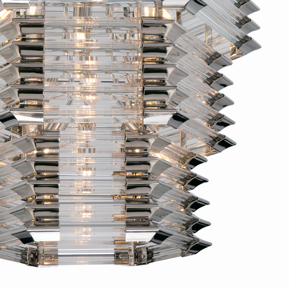 Подвесная люстра Delight Collection Wren KG0970P-12 nickel