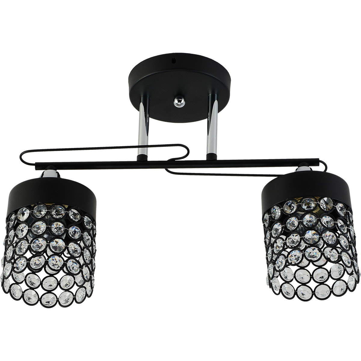 Люстра на штанге Reluce 01312-0.3-02 BK+CR