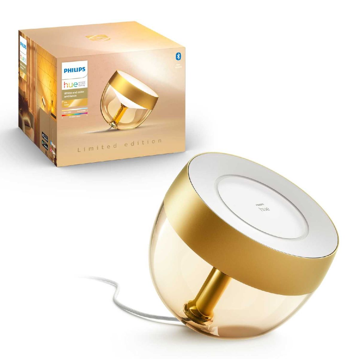 Умная настольная лампа Philips Hue Q4'20 Iris gen4 EU/UK gold 929002376401