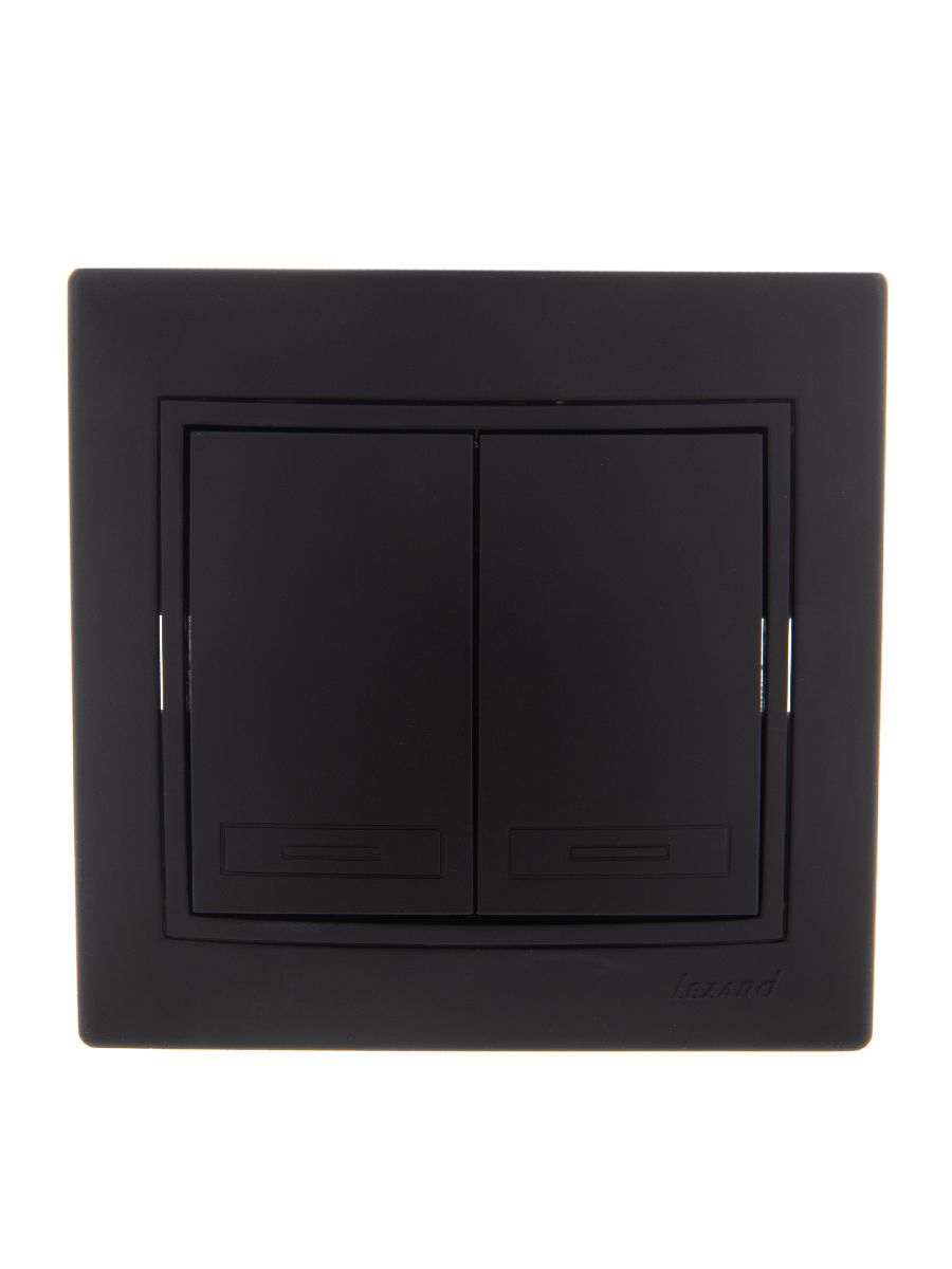 Выключатель двойной Lezard Mira 701-4242-101