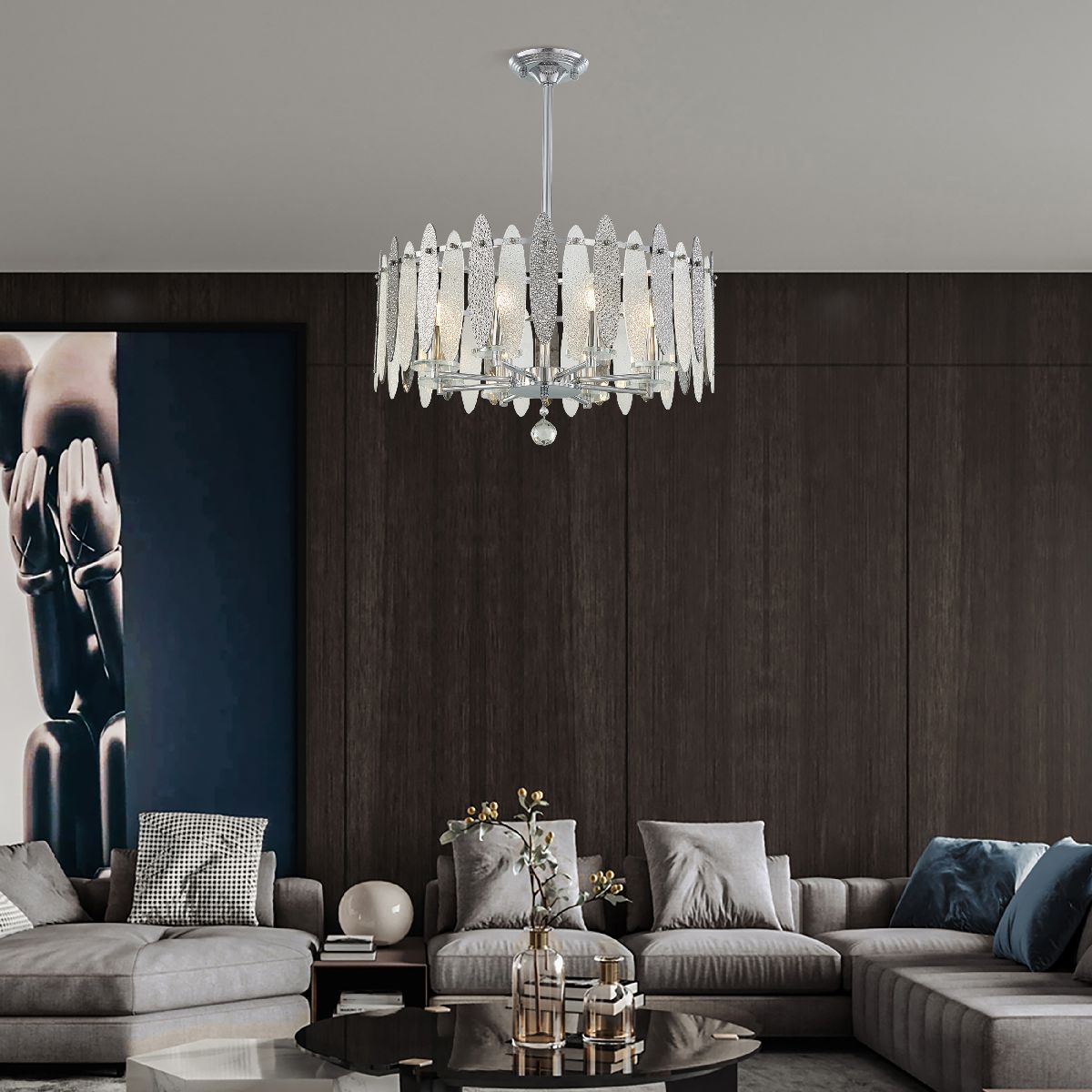 Люстра на штанге Arte Milano Sorrento 373309/8/350/570 CR