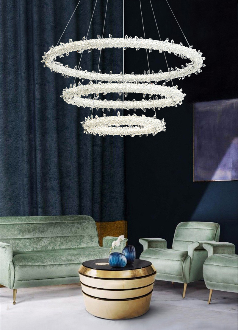 Подвесной светильник Delight Collection MD-012 MD-0120B-40+60+80 gold