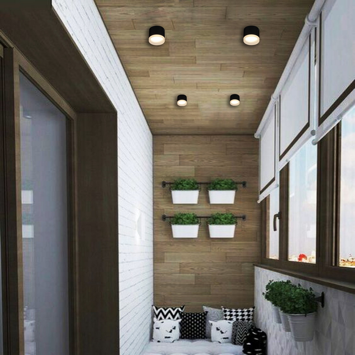 Накладной светильник Reluce 53065-9.5-001MN GX53 BK